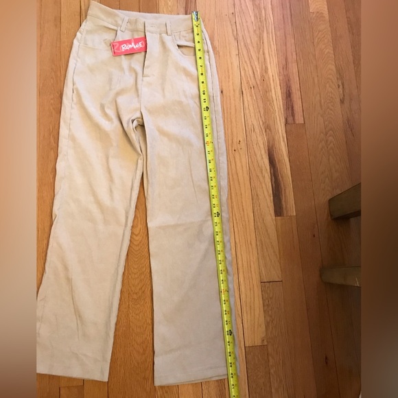 ROMWE Tan Corduroy Pants NWT - size Small / 4 - Picture 8 of 8